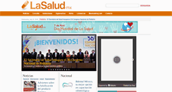 Desktop Screenshot of lasalud.mx